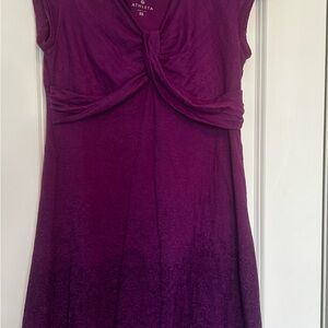Athleta Fuchsia Twist Front dress